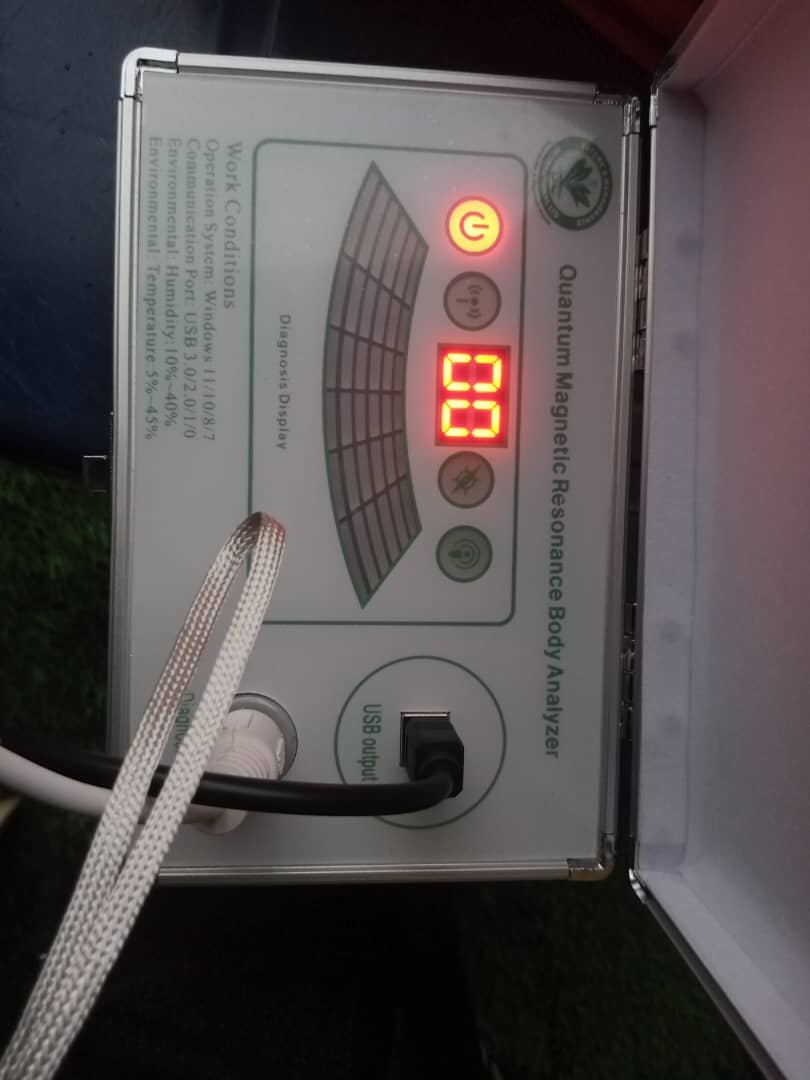 28/04/2025 Nigeria E3COM Logiciel d’analyseur magnétique à résonance quantique pour Windows 10