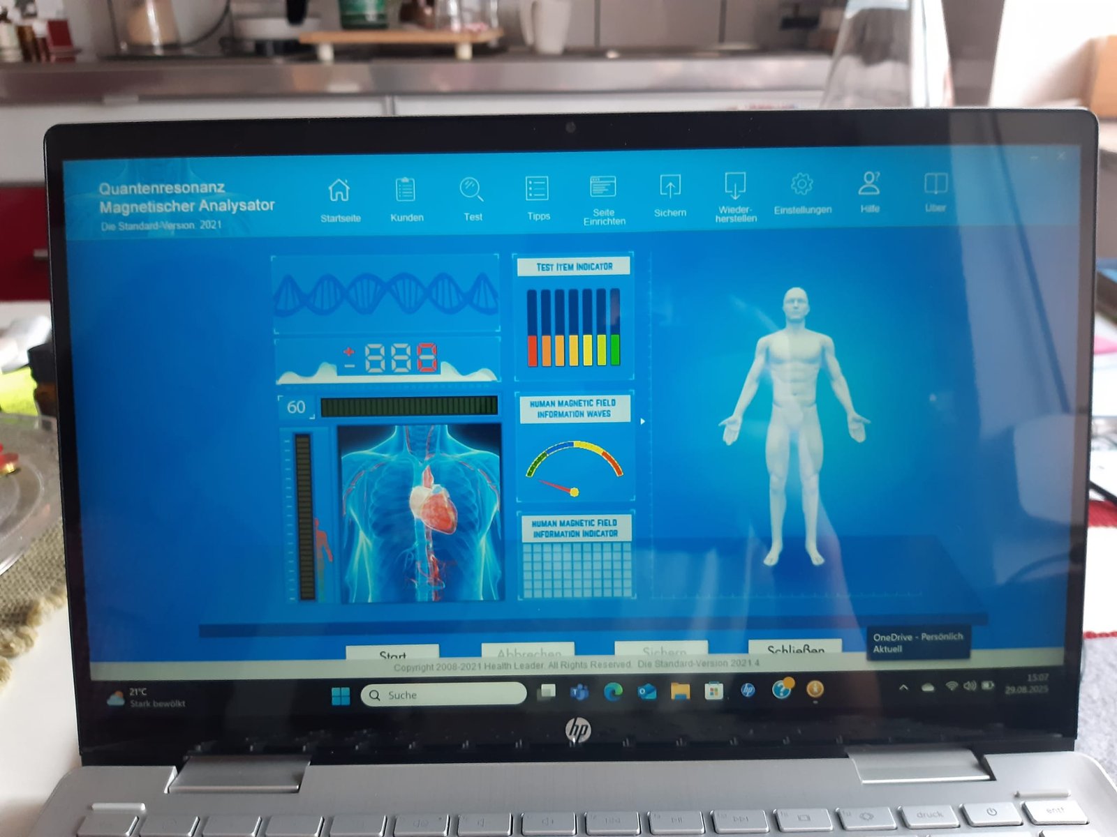 Quantum Resonance Analyser